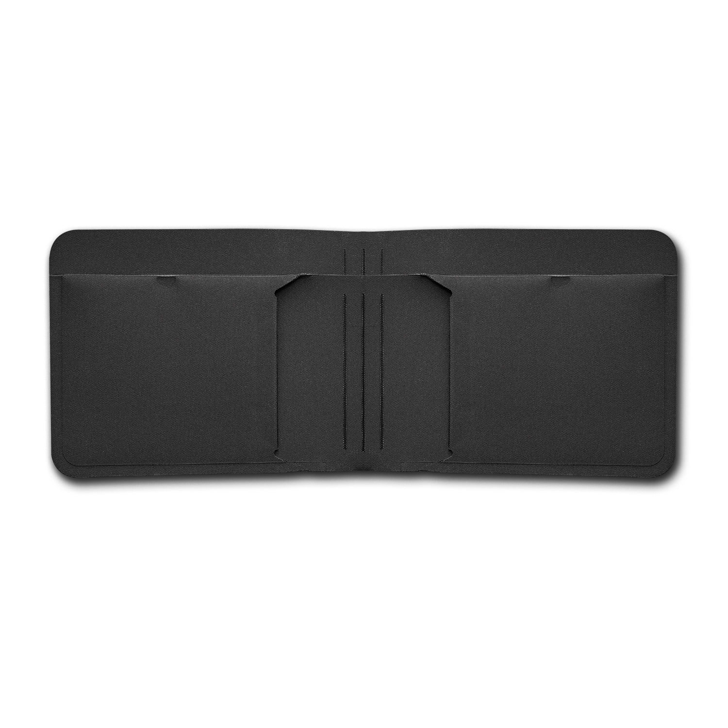 Wayfinder DAYBREAKER modern minimal billfold wallet open empty view