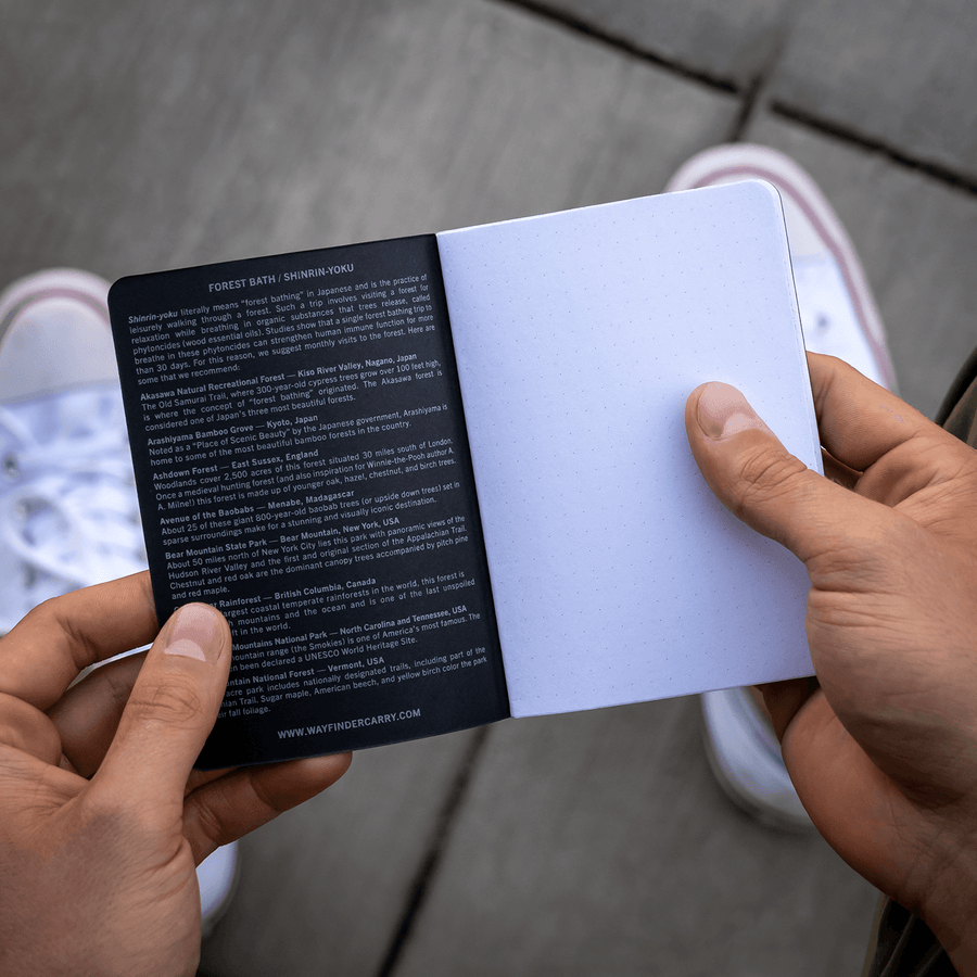 Forest Bath Notebook - Passport-Size Travel Notebook | Wayfinder ...