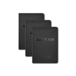 3-Pack bundle: Wayfinder LET'S GO "FOREST BATH" B7 passport size notebook top view